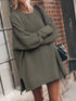 'Cassia' Oversized Knit Sweater - Celes Fashion
